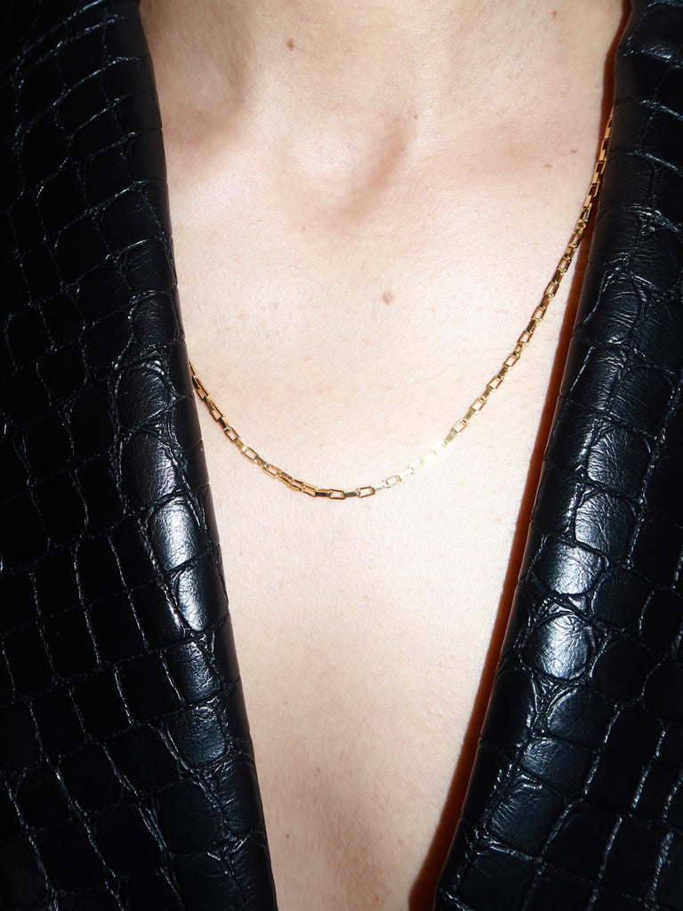 CHUNKY PAPERCLIP NECKLACE - Celine's Micro Chunky – SAINT LIZ